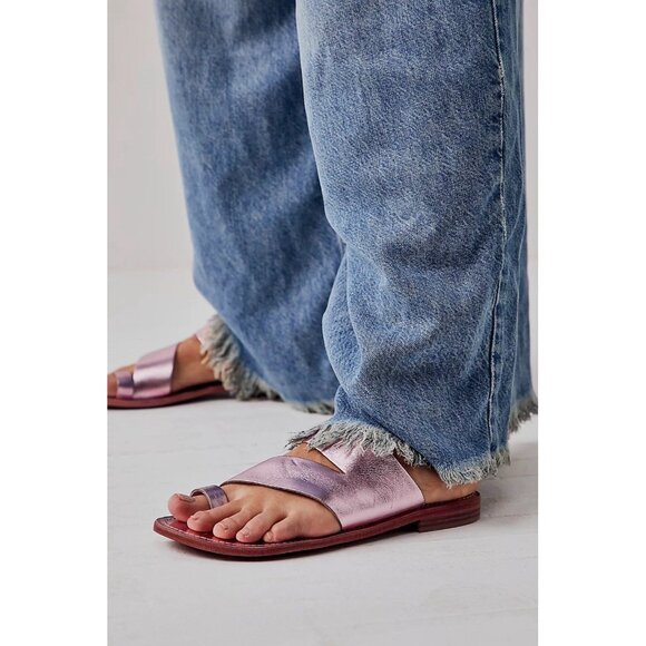 Free People Sant Antonio Pink Sandal Size EU 41 US 10.5 - Picture 1 of 8